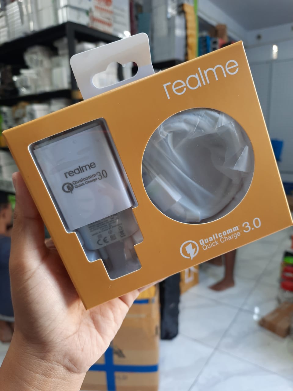 TRAVEL CHARGER REALME QC 3.0 ORIGINAL MICRO
